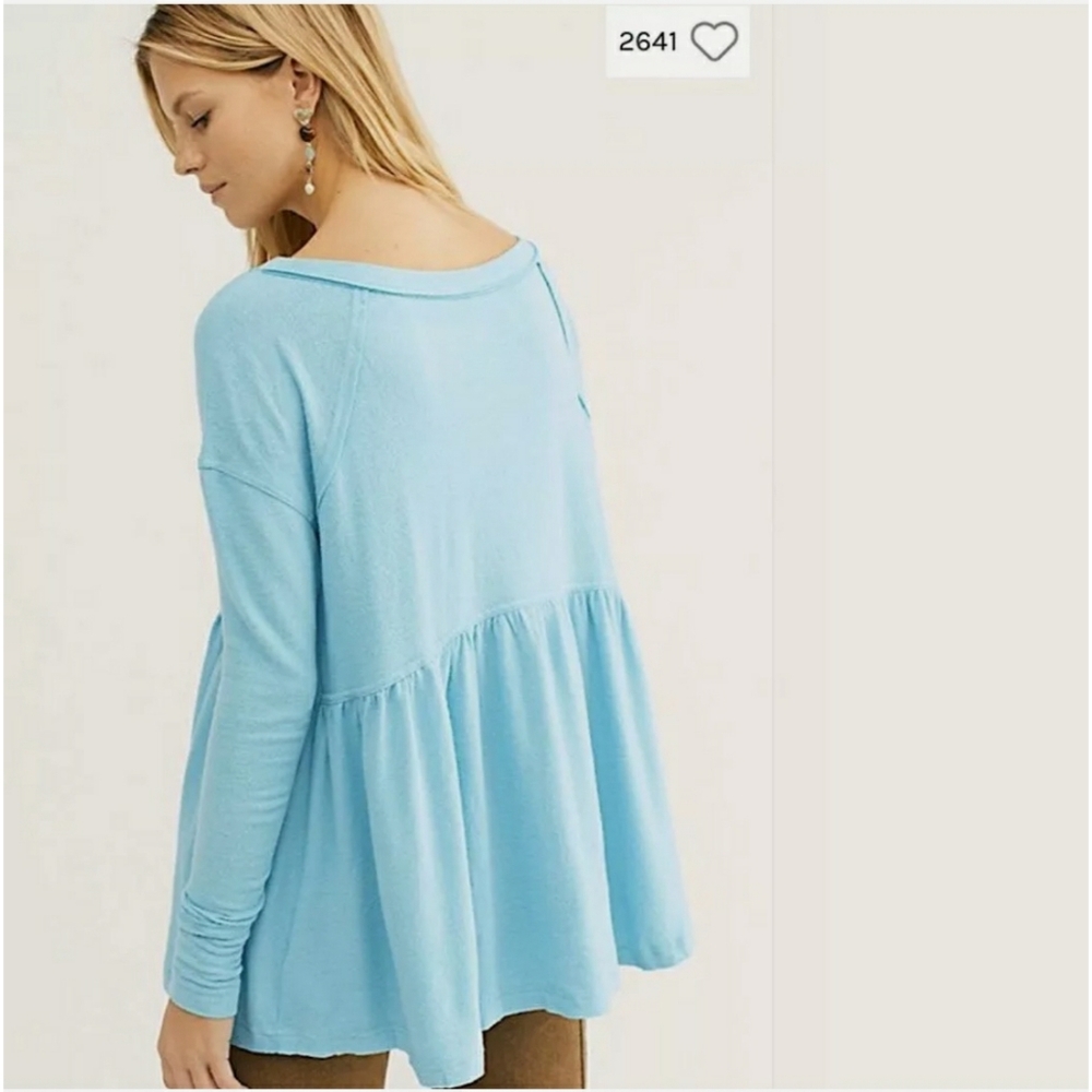 Free people Forever Your Girl Babydoll Tee - Picture 5 of 8